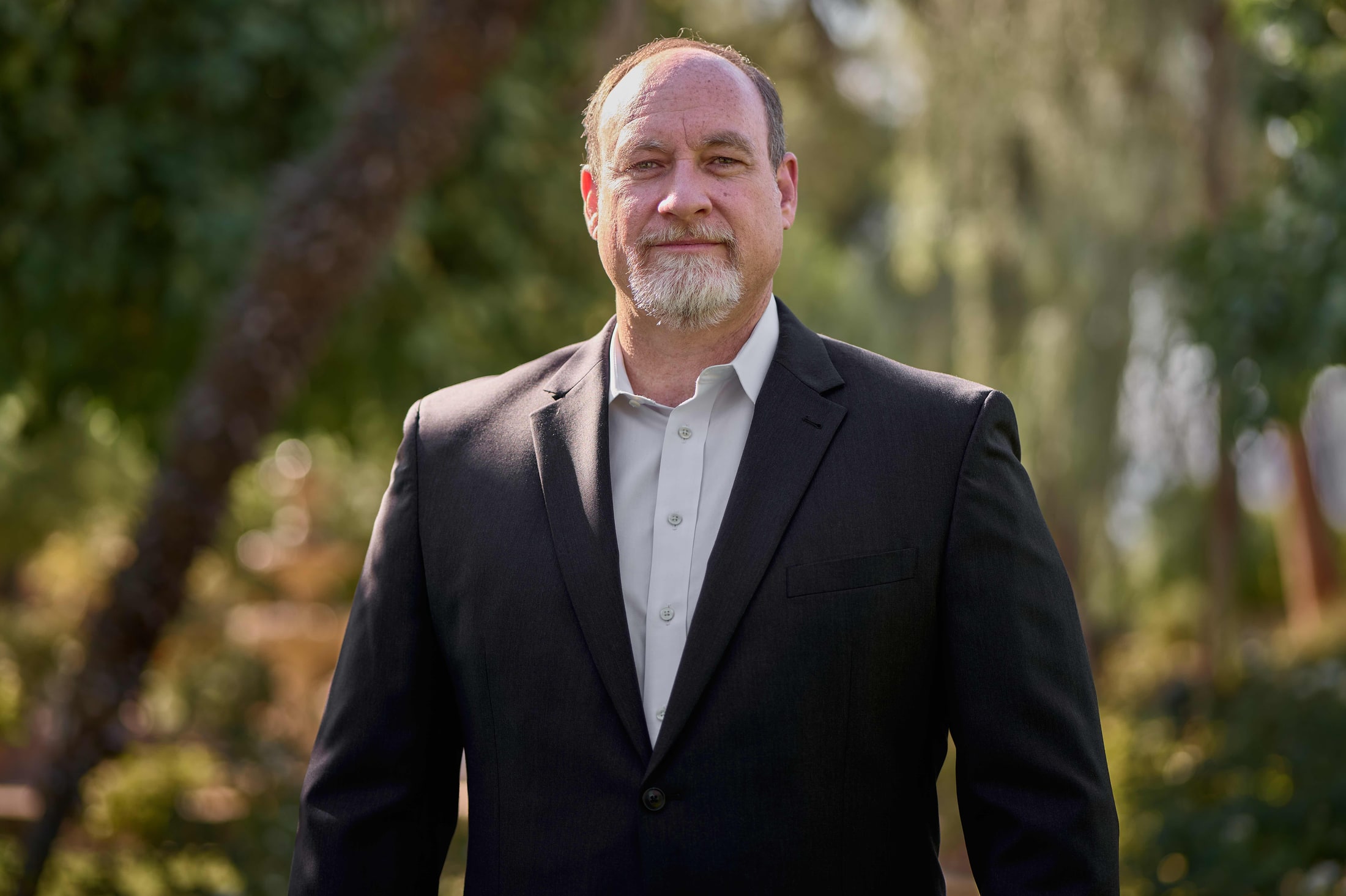 Outdoor environmental headshot portrait